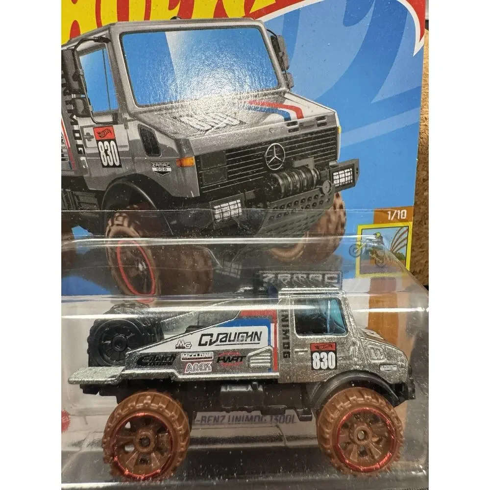 2024 Hot Wheels Mercedes-Benz Unimog 1300L ZAMAC Walmart Exclusive HW Dirt 1/10